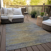 Piper Looms Chantille Lines ACN794 Brown Machine Washable Area Rug Outdoor Lifestyle Image Feature