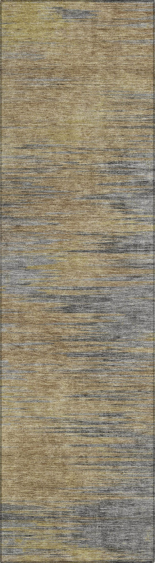 Piper Looms Chantille Lines ACN794 Brown Machine Washable Area Rug Runner Main Image