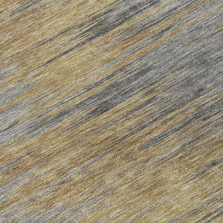 Piper Looms Chantille Lines ACN794 Brown Machine Washable Area Rug Swatch Image