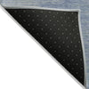 Piper Looms Chantille Lines ACN794 Denim Machine Washable Area Rug Backing Image