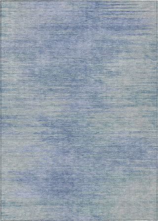 Piper Looms Chantille Lines ACN794 Denim Machine Washable Area Rug main image