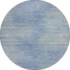 Piper Looms Chantille Lines ACN794 Denim Machine Washable Area Rug Round Main Image