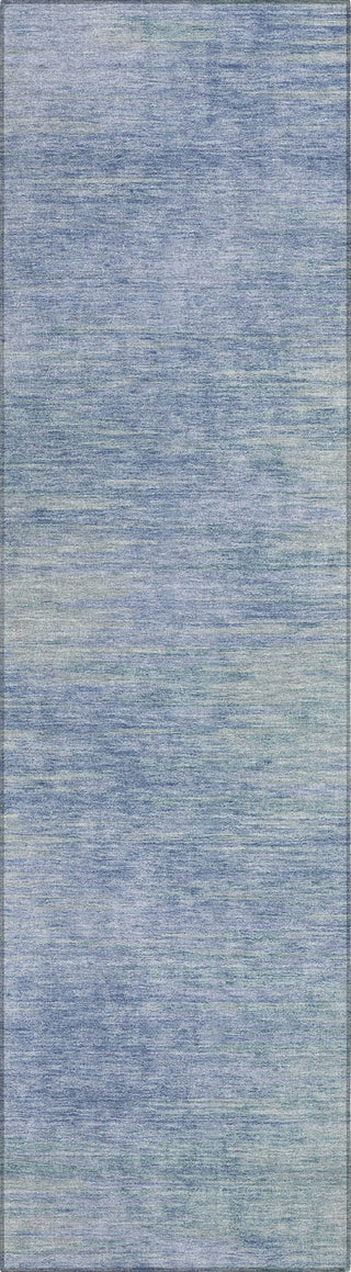 Piper Looms Chantille Lines ACN794 Denim Machine Washable Area Rug Runner Main Image