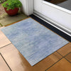 Piper Looms Chantille Lines ACN794 Denim Machine Washable Area Rug Scatter Outdoor Lifestyle Image Feature