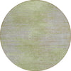 Piper Looms Chantille Lines ACN794 Sage Machine Washable Area Rug Round Main Image