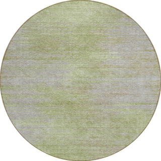Piper Looms Chantille Lines ACN794 Sage Machine Washable Area Rug Round Main Image