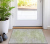 Piper Looms Chantille Lines ACN794 Sage Machine Washable Area Rug Scatter Lifestyle Image Feature