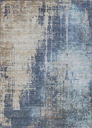 Piper Looms Chantille Modern ACN795 Navy Machine Washable Area Rug main image