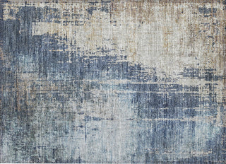 Piper Looms Chantille Modern ACN795 Navy Machine Washable Area Rug Scatter Main Image