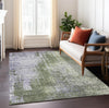 Piper Looms Chantille Modern ACN795 Olive Machine Washable Area Rug Lifestyle Image Feature