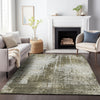 Piper Looms Chantille Modern ACN796 Brown Machine Washable Area Rug Lifestyle Image Feature