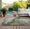 Piper Looms Chantille Modern ACN796 Brown Machine Washable Area Rug Outdoor Lifestyle Image Feature