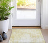 Piper Looms Chantille Modern ACN796 Gold Machine Washable Area Rug Scatter Lifestyle Image Feature