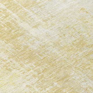 Piper Looms Chantille Modern ACN796 Gold Machine Washable Area Rug Swatch Image