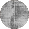 Piper Looms Chantille Modern ACN796 Gray Machine Washable Area Rug Round Main Image