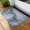Piper Looms Chantille Modern ACN796 Navy Machine Washable Area Rug Scatter Outdoor Lifestyle Image Feature