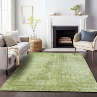 Piper Looms Chantille Modern ACN796 Sage Machine Washable Area Rug Lifestyle Image Feature