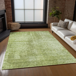 Piper Looms Chantille Modern ACN796 Sage Machine Washable Area Rug Lifestyle Image Feature