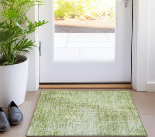 Piper Looms Chantille Modern ACN796 Sage Machine Washable Area Rug Scatter Lifestyle Image Feature