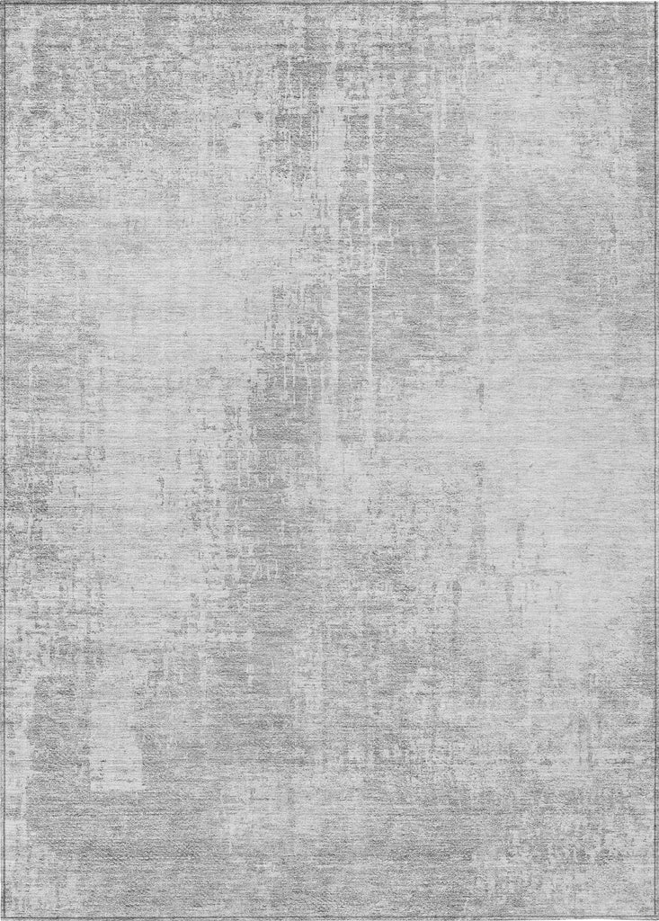 Piper Looms Chantille Modern ACN796 Silver Machine Washable Area Rug main image