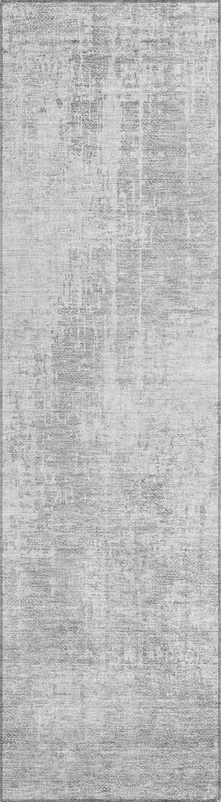 Piper Looms Chantille Modern ACN796 Silver Machine Washable Area Rug Runner Main Image