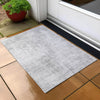 Piper Looms Chantille Modern ACN796 Silver Machine Washable Area Rug Scatter Outdoor Lifestyle Image Feature
