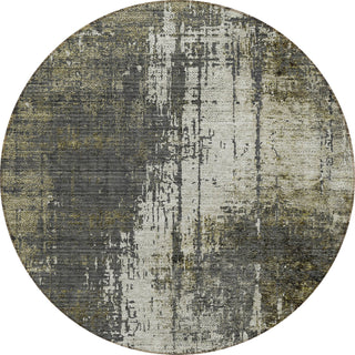 Piper Looms Chantille Modern ACN797 Taupe Machine Washable Area Rug Round Main Image