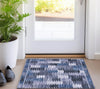 Piper Looms Chantille Southwest ACN798 Blue Machine Washable Area Rug Scatter Lifestyle Image Feature