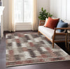 Piper Looms Chantille Southwest ACN798 Chocolate Machine Washable Area Rug Lifestyle Image Feature