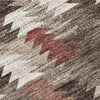 Piper Looms Chantille Southwest ACN798 Chocolate Machine Washable Area Rug Swatch Image