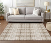 Piper Looms Chantille Geometric ACN799 Beige Machine Washable Area Rug Lifestyle Image Feature