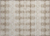 Piper Looms Chantille Geometric ACN799 Beige Machine Washable Area Rug Scatter Main Image