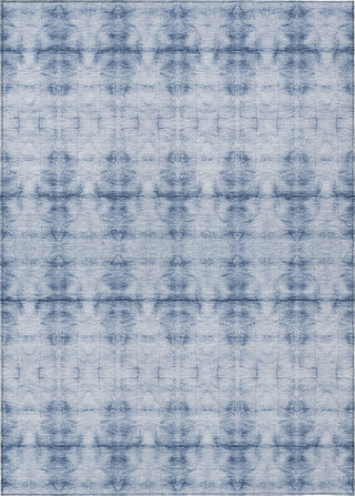 Piper Looms Chantille Geometric ACN799 Blue Machine Washable Area Rug main image