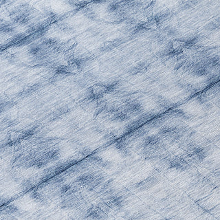 Piper Looms Chantille Geometric ACN799 Blue Machine Washable Area Rug Swatch Image
