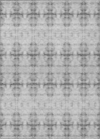 Piper Looms Chantille Geometric ACN799 Silver Machine Washable Area Rug main image