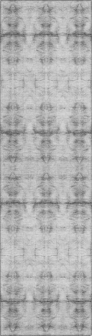 Piper Looms Chantille Geometric ACN799 Silver Machine Washable Area Rug Runner Main Image