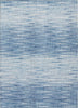 Piper Looms Chantille Lines ACN800 Blue Machine Washable Area Rug main image