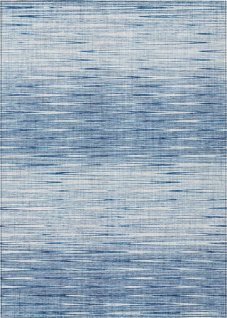 Piper Looms Chantille Lines ACN800 Blue Machine Washable Area Rug main image