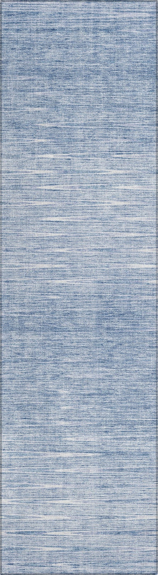 Piper Looms Chantille Lines ACN800 Denim Machine Washable Area Rug Runner Main Image