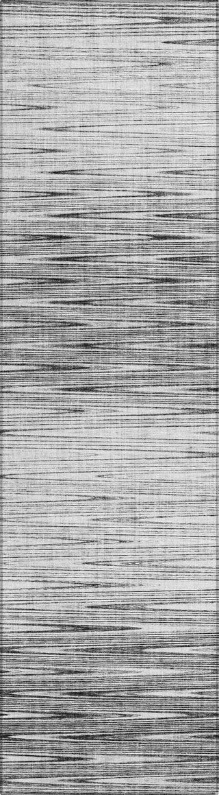 Piper Looms Chantille Lines ACN800 Gray Machine Washable Area Rug Runner Main Image