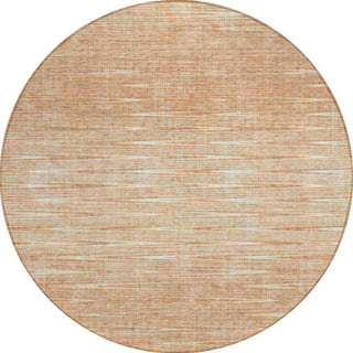 Piper Looms Chantille Lines ACN800 Salmon Machine Washable Area Rug Round Main Image
