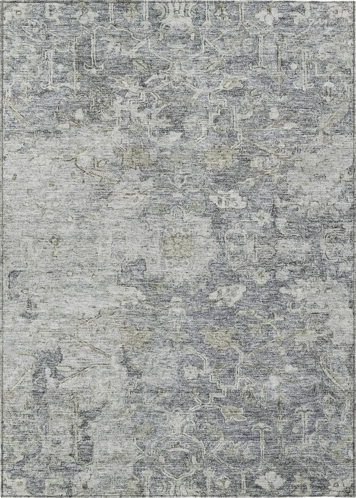 Piper Looms Chantille Oriental ACN801 Gray Machine Washable Area Rug main image