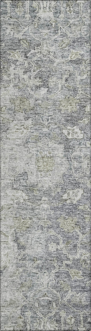 Piper Looms Chantille Oriental ACN801 Gray Machine Washable Area Rug Runner Main Image