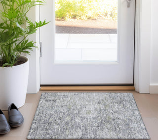 Piper Looms Chantille Oriental ACN801 Gray Machine Washable Area Rug Scatter Lifestyle Image Feature