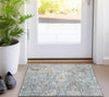 Piper Looms Chantille Oriental ACN801 Green Machine Washable Area Rug Scatter Lifestyle Image Feature