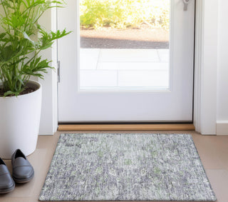 Piper Looms Chantille Oriental ACN801 Plum Machine Washable Area Rug Scatter Lifestyle Image Feature