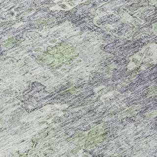 Piper Looms Chantille Oriental ACN801 Plum Machine Washable Area Rug Swatch Image