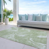 Piper Looms Chantille Abstract ACN802 Aloe Machine Washable Area Rug Outdoor Lifestyle Image Feature
