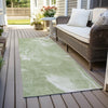 Piper Looms Chantille Abstract ACN802 Aloe Machine Washable Area Rug Runner Outdoor Lifestyle Image Feature