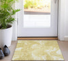 Piper Looms Chantille Abstract ACN802 Gold Machine Washable Area Rug Scatter Lifestyle Image Feature